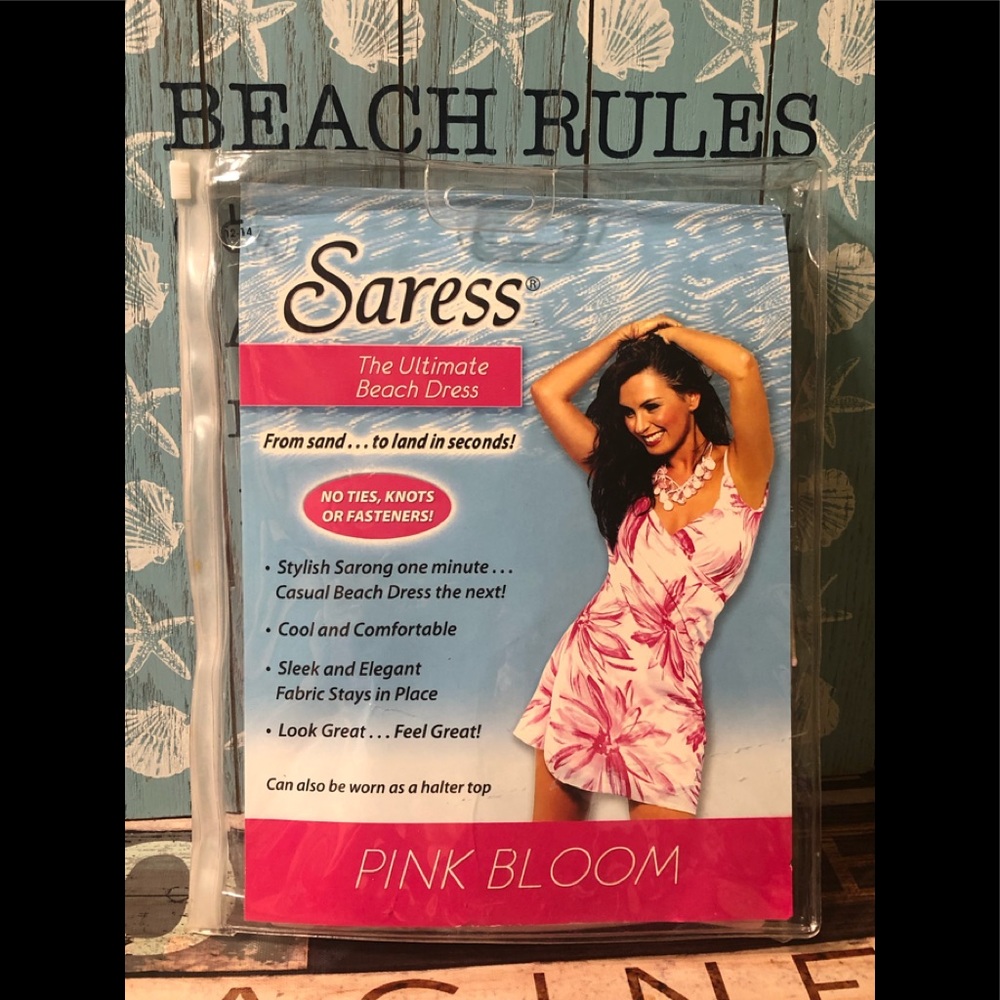 New Pink Bloom “ Saress” Chic Beach Dress